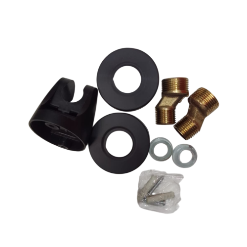 1/2 IN / VILANOVA 9030 BLC Kran Shower Panas Dingin Stainless + Selang + Shower Set