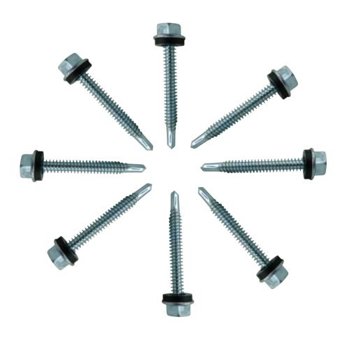 40 MM / TM Roofing Baut Sekrup Atap Baja Ringan Putih Biji