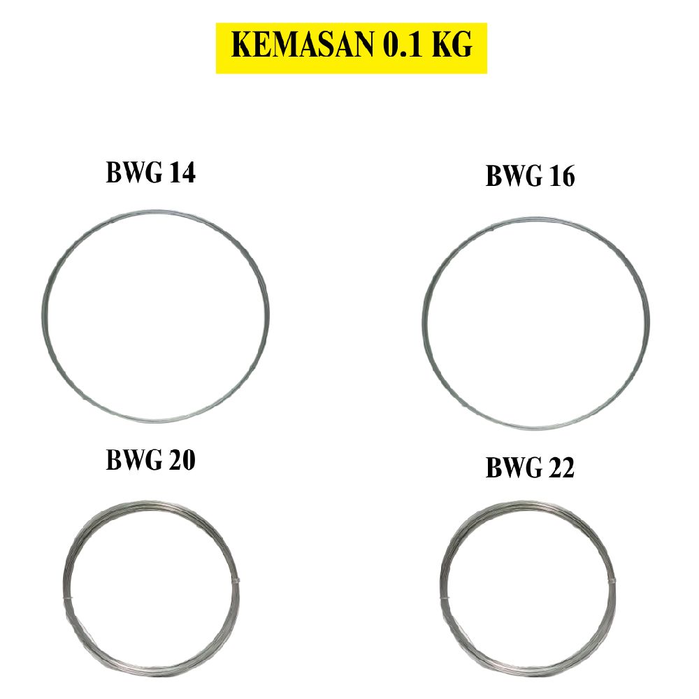 TM BWG Kawat Alat Pengikat Beton Bendrat Galvanis KG