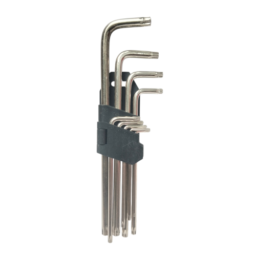 T 1.5 - T 10 / NEVADA Kunci L Bintang Torx Key Panjang 9 Pcs Set