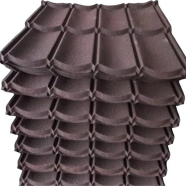 0.25 MM x 80 CM x 80 CM / NM Genteng Atap Metal Pasir Coklat Lembar