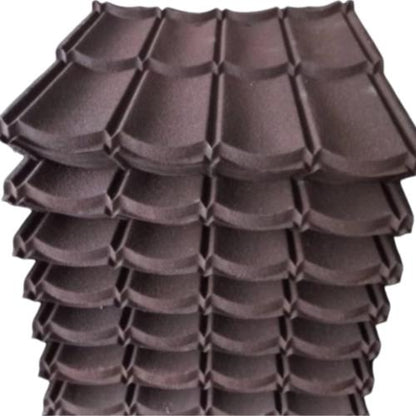 0.25 MM x 80 CM x 80 CM / NM Genteng Atap Metal Pasir Coklat Lembar