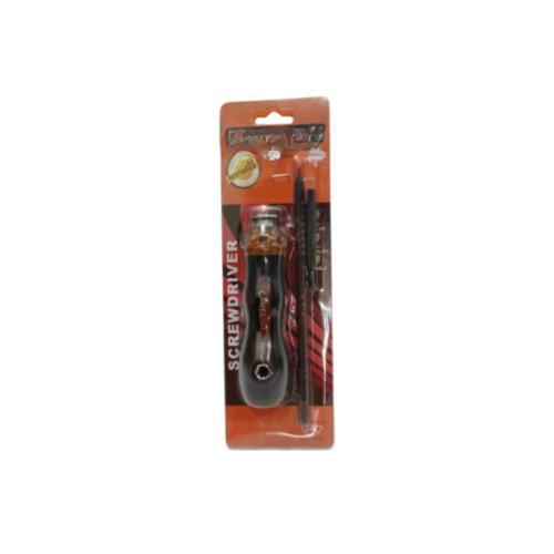3 IN - 6 IN / CAMEL Obeng Screwdriver Two Way Bolak Balik Plus Minus 2 In 1 Gagang Fiber