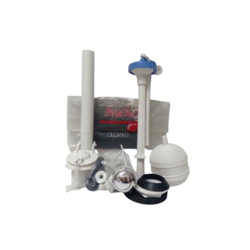 BRACHIO ATK-250 Alat Perlengkapan Kloset Monoblok Single Flush Bulat Set