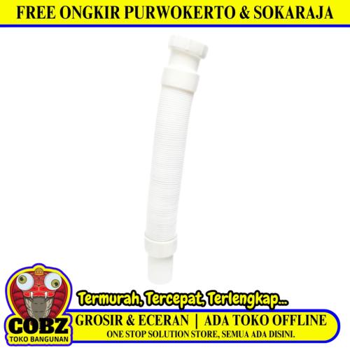 1 1/2 IN×35-80CM/MAGIKONE Selang Pembuangan Afur Sink BCP Wastafel PVC