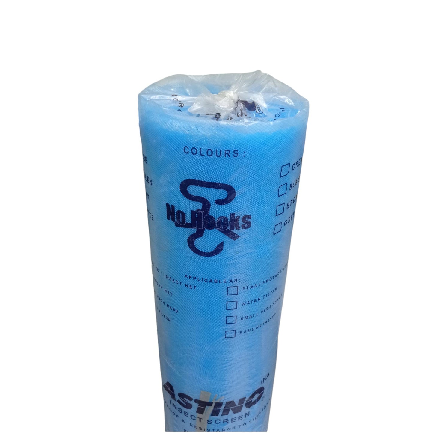 3 MM x 3 MM x 120 CM x 25 M / ASTINO Strimin Nyamuk Parabola PVC Biru Roll