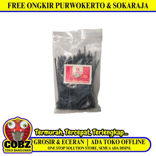 2.5 MM × 100 MM / COSCO Kabel Cable Ties Tali Ripet 10 CM Hitam Pack