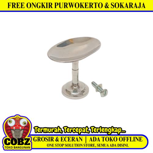 COBZ Box Tempat Sabun Batang Letak Stainless Putih