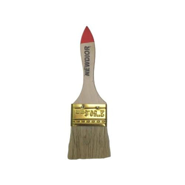 2 IN / NEWDIOR Kuas Cat Tembok Kayu Besi Air Acyrlic Paint Brush