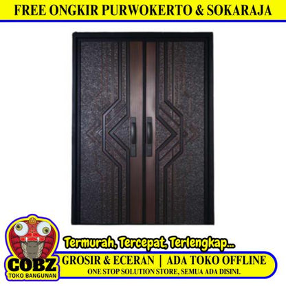 10 CM x 160 CM x 240 CM / FORTRESS OLY 160.01 DOUBLE DOOR Pintu Baja Set