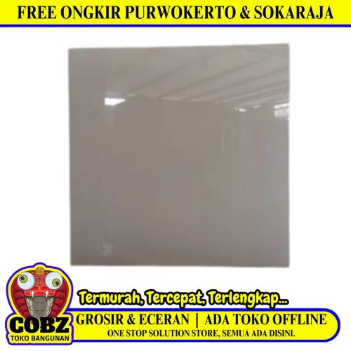 60 CM x 60 CM / VALDA CREAM Granit Lantai Rumah Glossy Dus