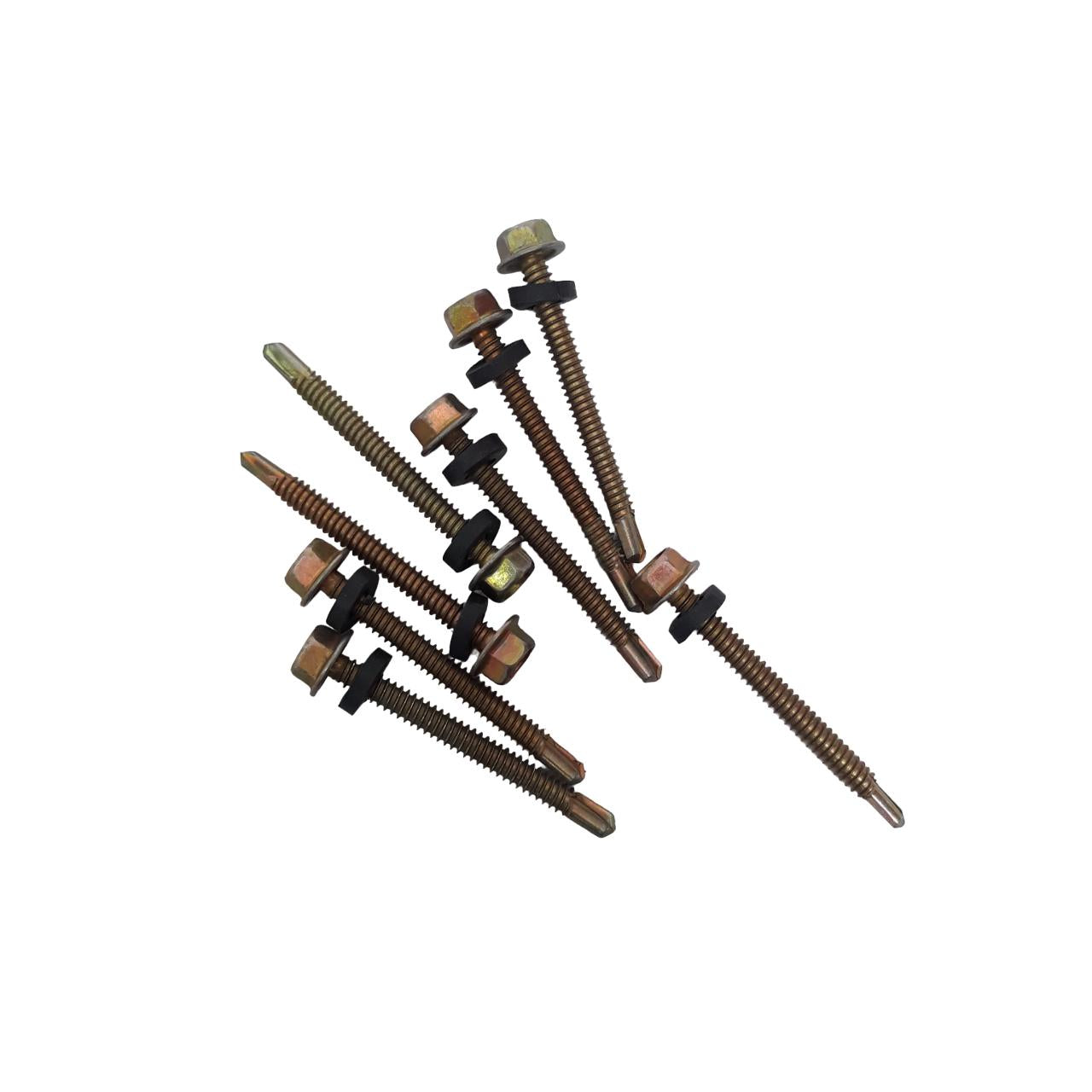 #12 x 50 MM / CAB Roofing Baut Sekrup Atap Baja Ringan Kuning Dus