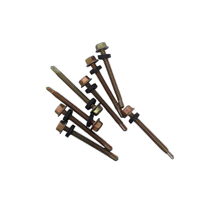 #12 x 50 MM / CAB Roofing Baut Sekrup Atap Baja Ringan Kuning Dus