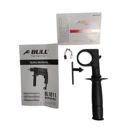 BULL BL 1811 Mesin Bor Tangan Drill 2 Way Kabel Set