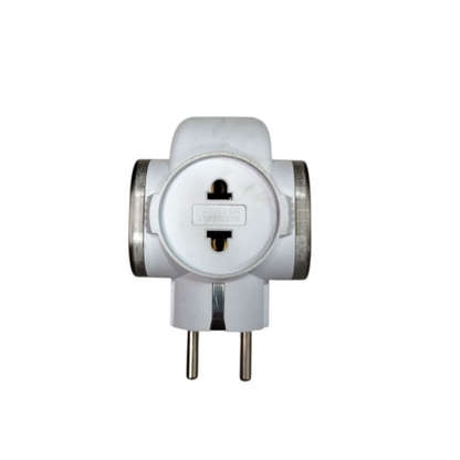 4 LUBANG / MIKOTEK Steker Stop Kontak Colokan Serbaguna 4 in 1 + Switch