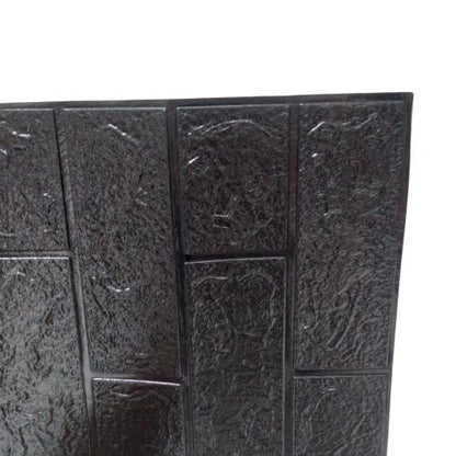 3 MM x 70 CM x 70 CM / COBZ W78 Wallpaper Foam Sticker Bata Hitam Lembar