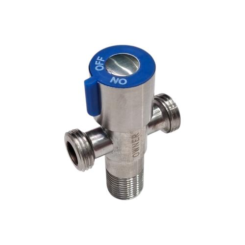 1/2 IN / SUS 304 OWNER Stop Kran Air Cabang Tee Shower Kloset Stainless