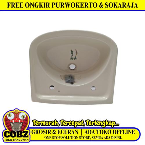 48 CM x 41 CM x 24 CM / DUTY Wastafel Cuci Tangan Besar Ivory Keramik