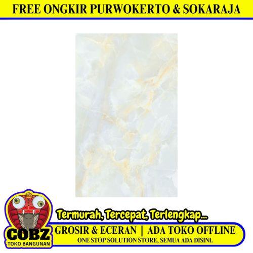 25 CM x 40 CM / UNO SUNNY Keramik Dinding Kamar Mandi Glossy Green Dus