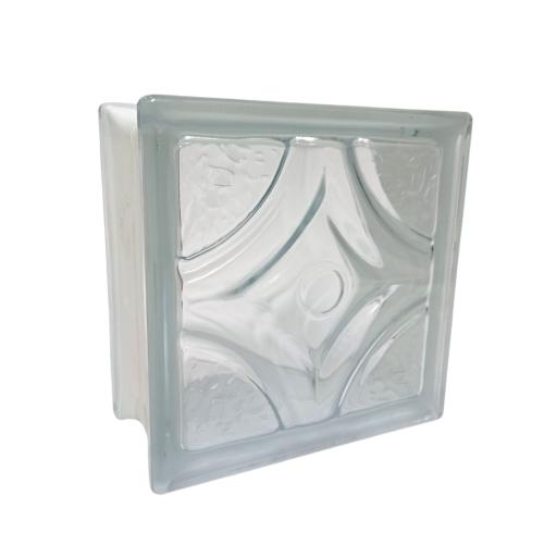 190 MM x 190 MM x 95 MM / MULIA LOTUS Glassblock Rooster Blok Kaca Biji