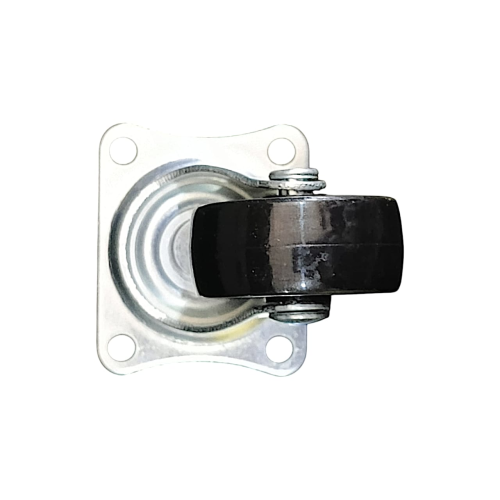 1 1/4 IN / TM Roda Hidup Trolly Non Rem Plat Nylon Hitam Pcs