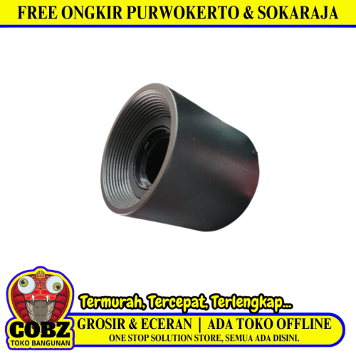 4 IN / LUBY Kap Lampu Downlight Hitam Pcs