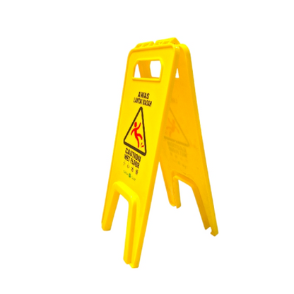 CAUTION WET FLOOR Papan Peringatan Kuning Pcs