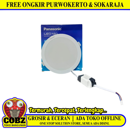 15 WATT / PANASONIC LED Downlight Lampu Tanam Plafon Warm White