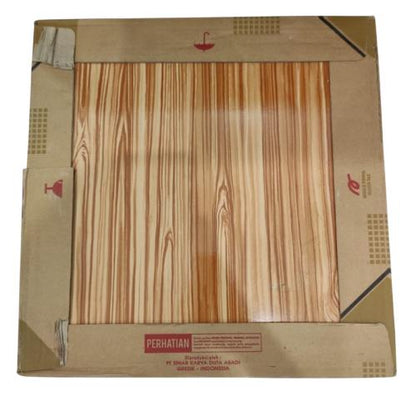 40 CM x 40 CM / ARWANA BORNEO FANCY Keramik Lantai Rumah Glossy Beige Dus