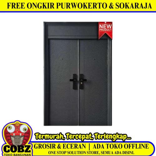 5 CM x 150 CM x 240 CM / FORTRESS SHD 150.03 DOUBLE Pintu Kamar Mandi Baja Set
