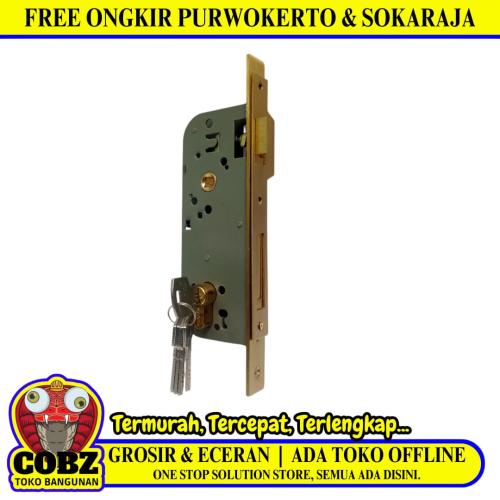 PALOMA Slot Body Kunci Pintu Dorong Besar Set