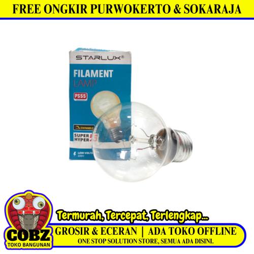 5 WATT / Super Hyper Starlux Lampu Bohlam Pijar Penghangat Ternak Ayam Kuning