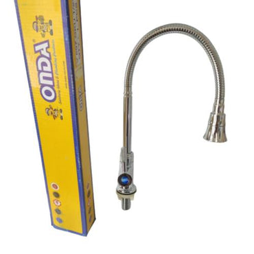1/2 INCH/ONDA V 697 GKU 01 Kran Angsa Fleksibel Sink BCP Wastafel Stainless
