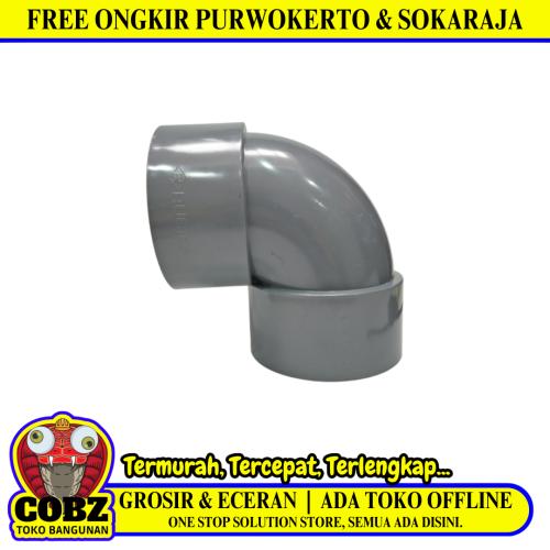 6 IN / RUCIKA D-DL Elbow Knee Keni L Sambungan Fitting Pipa PVC