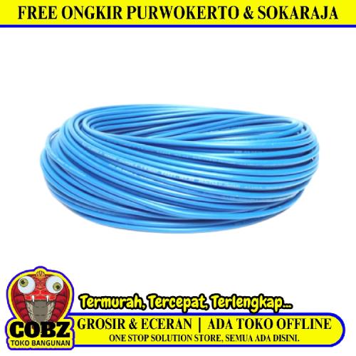 1 INTI x 1.5 MM / TM NYA F Serabut Kabel Tembaga SNI Biru Meter