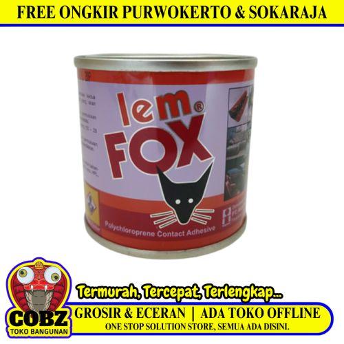 70 GR / FOX Lem Kuning Aibon Untuk Kayu Plastik Karet Kulit Kaleng