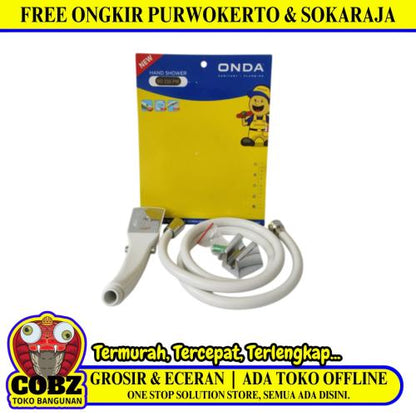 1/2 IN x 120 CM / ONDA SO 232 PW Hand Shower Tangan Kamar Mandi Set