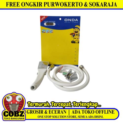 1/2 IN x 120 CM / ONDA SO 232 PW Hand Shower Tangan Kamar Mandi Set