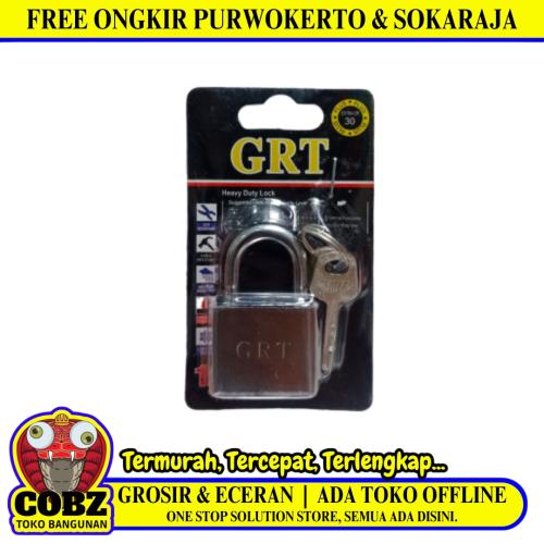 30 MM / GRT Gembok Pintu Pagar Padlock Anti Maling Leher Pendek