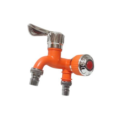 1/2 IN / LEADFREE Kran Air Cabang Double Shower Mesin Cuci PVC