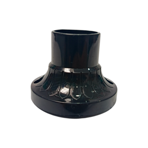 MATSUI 02 Fitting Tempat Lampu Plafon Atap Tempel Bulat Kecil Hitam