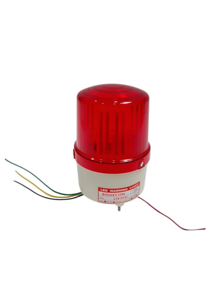 BOSSECOM Lampu Emergency Rotary LED Flash Motor Mobil Merah