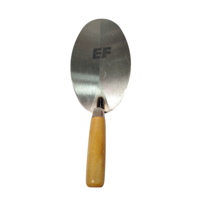 7 IN / EF Cetok Sendok Semen Acian Trowel Bulat Gagang Kayu