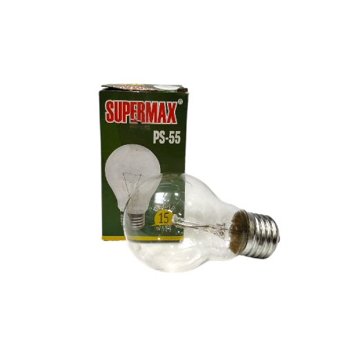 15 WATT / SUPERMAX PS-55 Lampu Bohlam Pijar Penghangat Ternak Ayam Kuning
