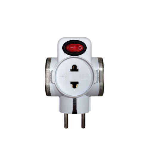 4 LUBANG / MIKOTEK Steker Stop Kontak Colokan Serbaguna 4 in 1 + Switch