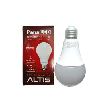 15 WATT / PANALED ALTIS LED Lampu Bohlam Bulb Moto Putih