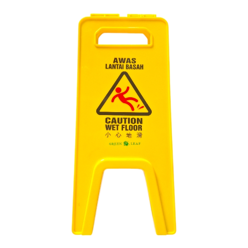 CAUTION WET FLOOR Papan Peringatan Kuning Pcs