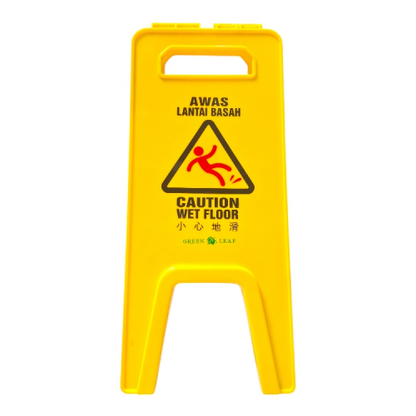CAUTION WET FLOOR Papan Peringatan Kuning Pcs