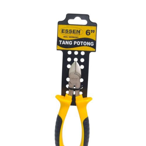6 IN / ESSEN Tang Potong Kawat Kabel Diagonal Cutting Pliers