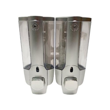 760 ML / CL Dispenser Tempat Sabun Dinding Manual 2 Tabung